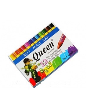 Bút sáp 12 màu Queen