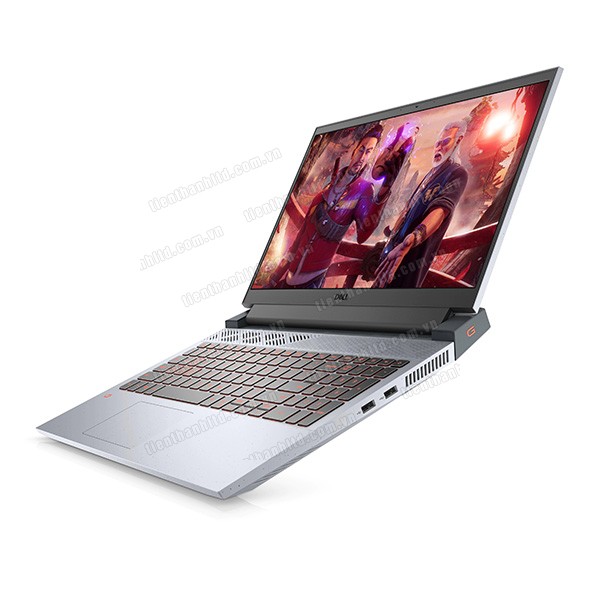 Laptop Dell Gaming G15 -  5515 (P105F004DGR), vỏ hợp kim, màu xám bạc